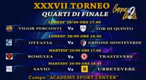 Oggi in campo per i Quarti di Finale