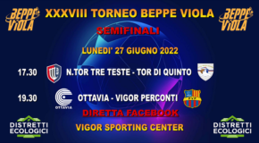 Questo pomeriggio le due Semifinali in diretta facebook