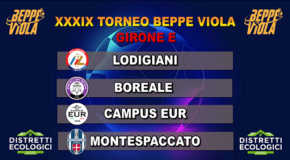 XXXIX Torneo Beppe Viola, la presentazione del Girone E