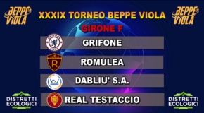 XXXIX Torneo Beppe Viola, la presentazione del Girone F